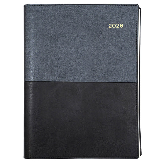 DIARY 2026 COLLINS VANESSA A5 185.V99 1DTP BLACK