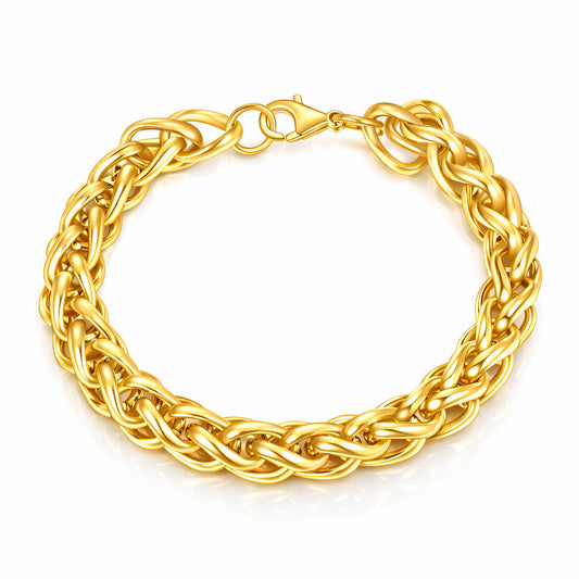 'First Light' Bracelet, 18K Gold Plated Steel
