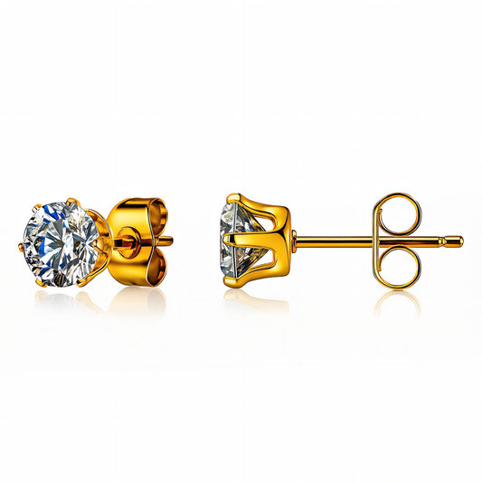 'Summer Days' Earrings, 18K Gold Plated Steel
