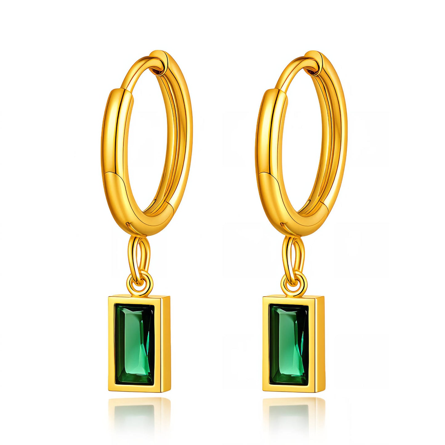 'God's Country' Earrings, 18K Gold Plated Steel