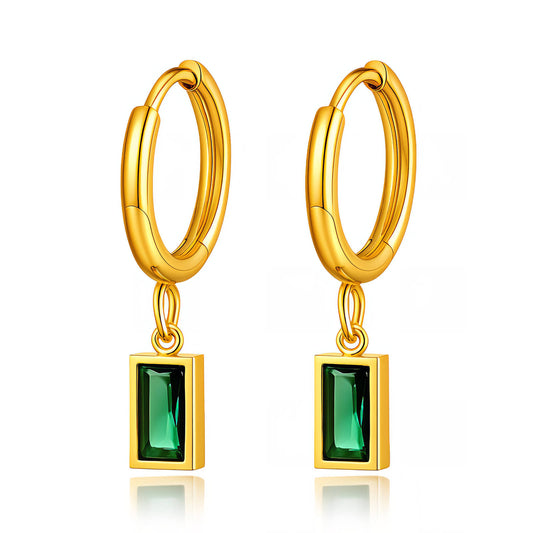 'God's Country' Earrings, 18K Gold Plated Steel