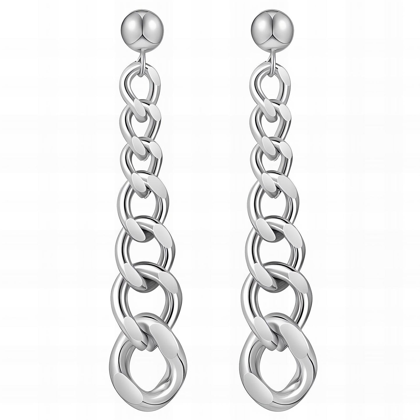 'Boundary' Earrings, Stainless Steel
