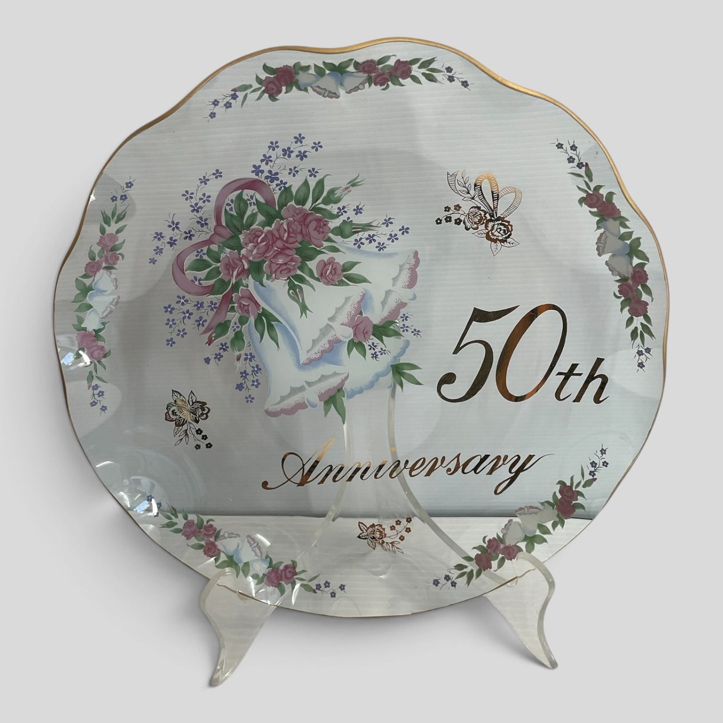50th Anniversary Plate Decor