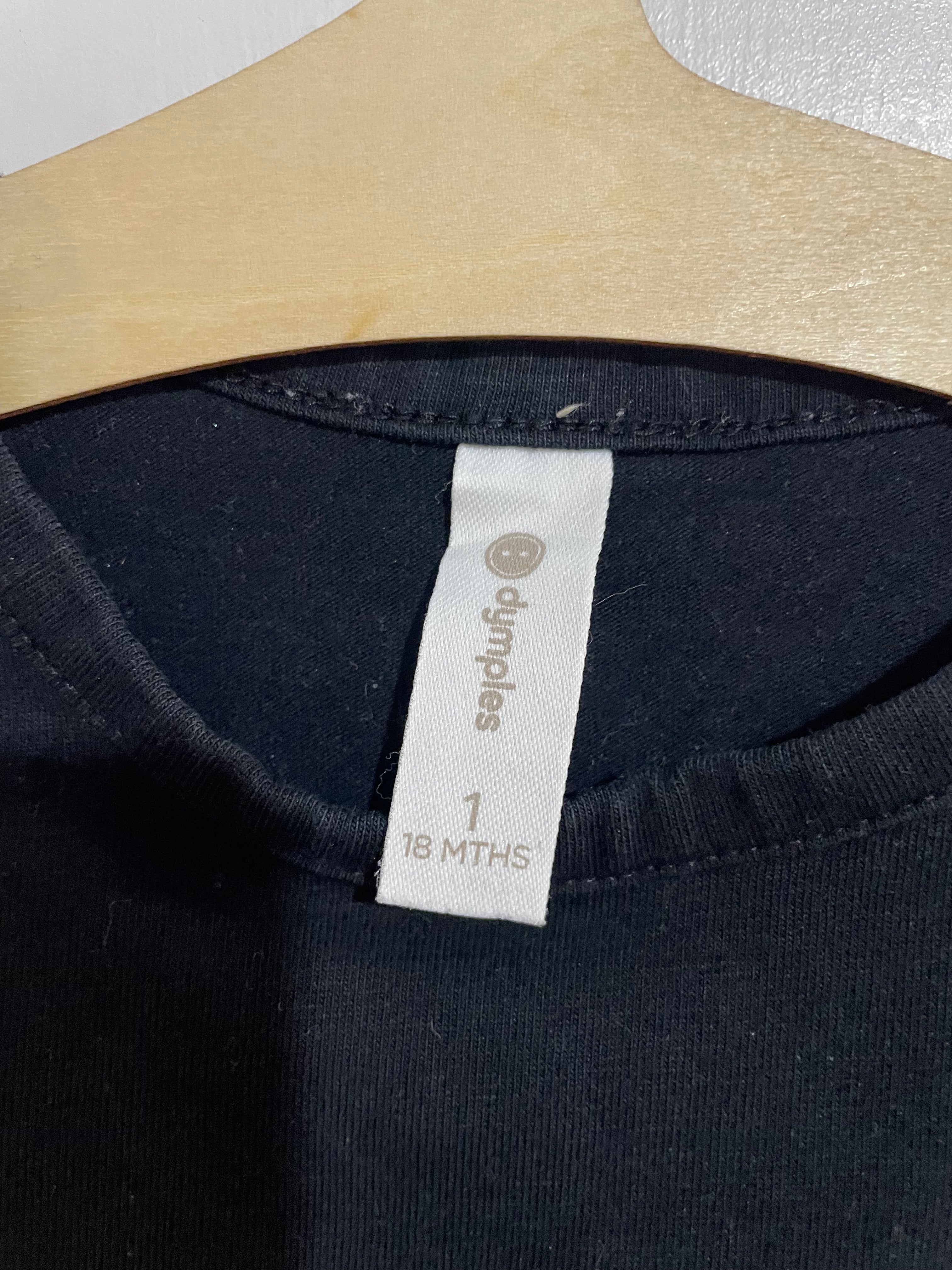 Image of (1JNR) Dymples | LS Black Shirt