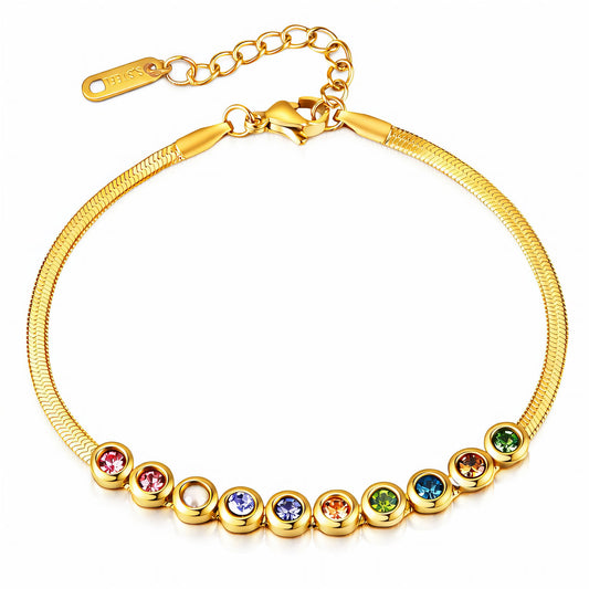 'Heatwave' Bracelet, 18K Gold Plated Steel