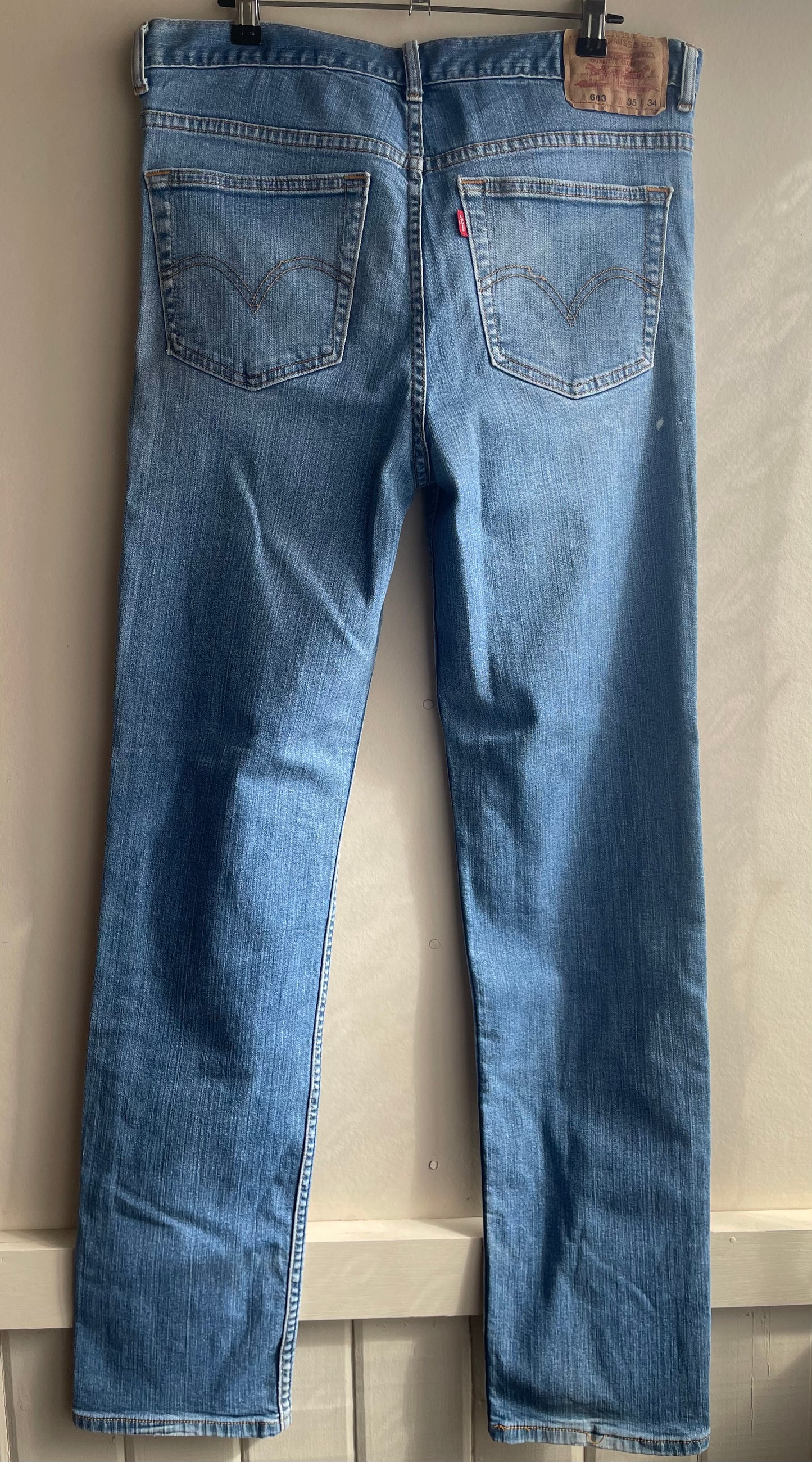 Levi's 603 35x34 Slim Straight Stretch