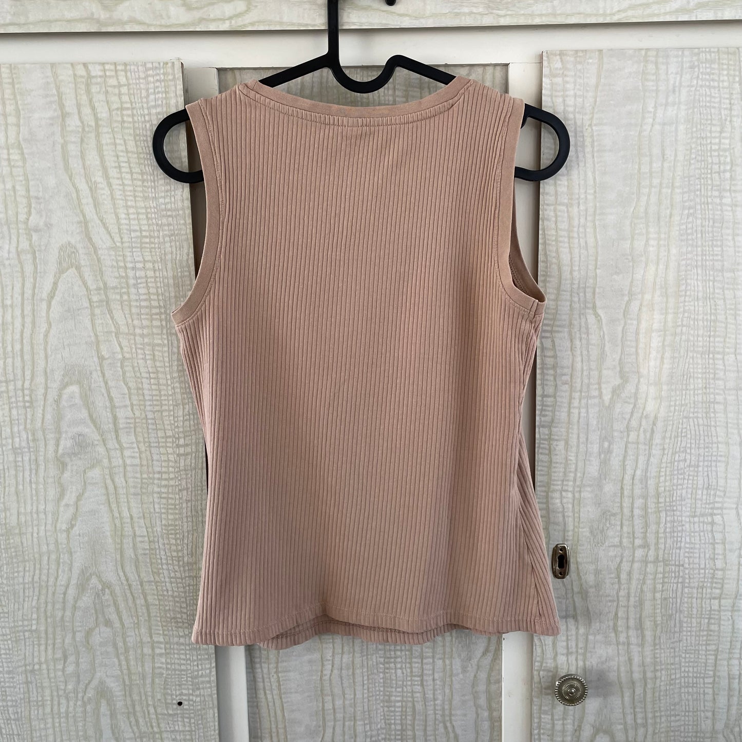 (10) Nude rib knit tank