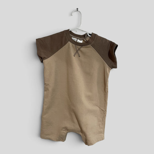 (2JNR) Baby Berry | Brown Romper