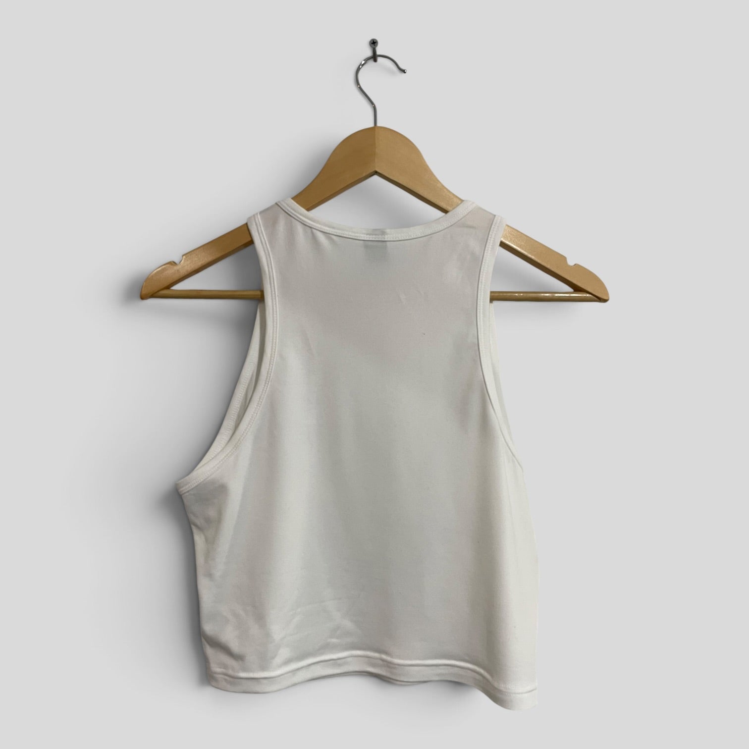 Image of (L) Shein | White Singlet Crop