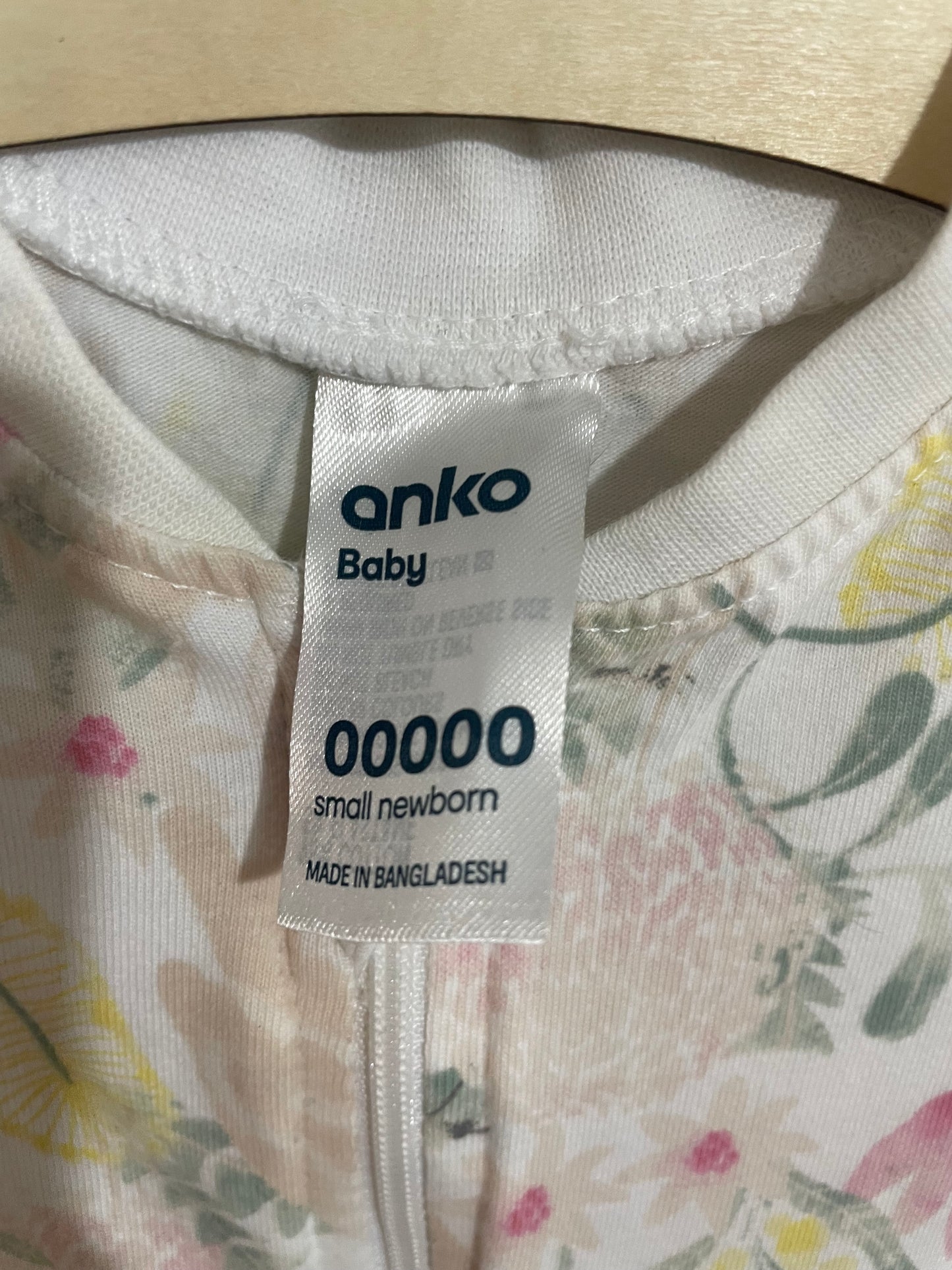 (00000JNR) ANko | Floral LS Onesie