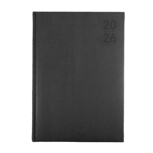 DIARY 2026 DEBDEN SILHOUETTE A4 S4100.P98 1DTP CHARCOAL