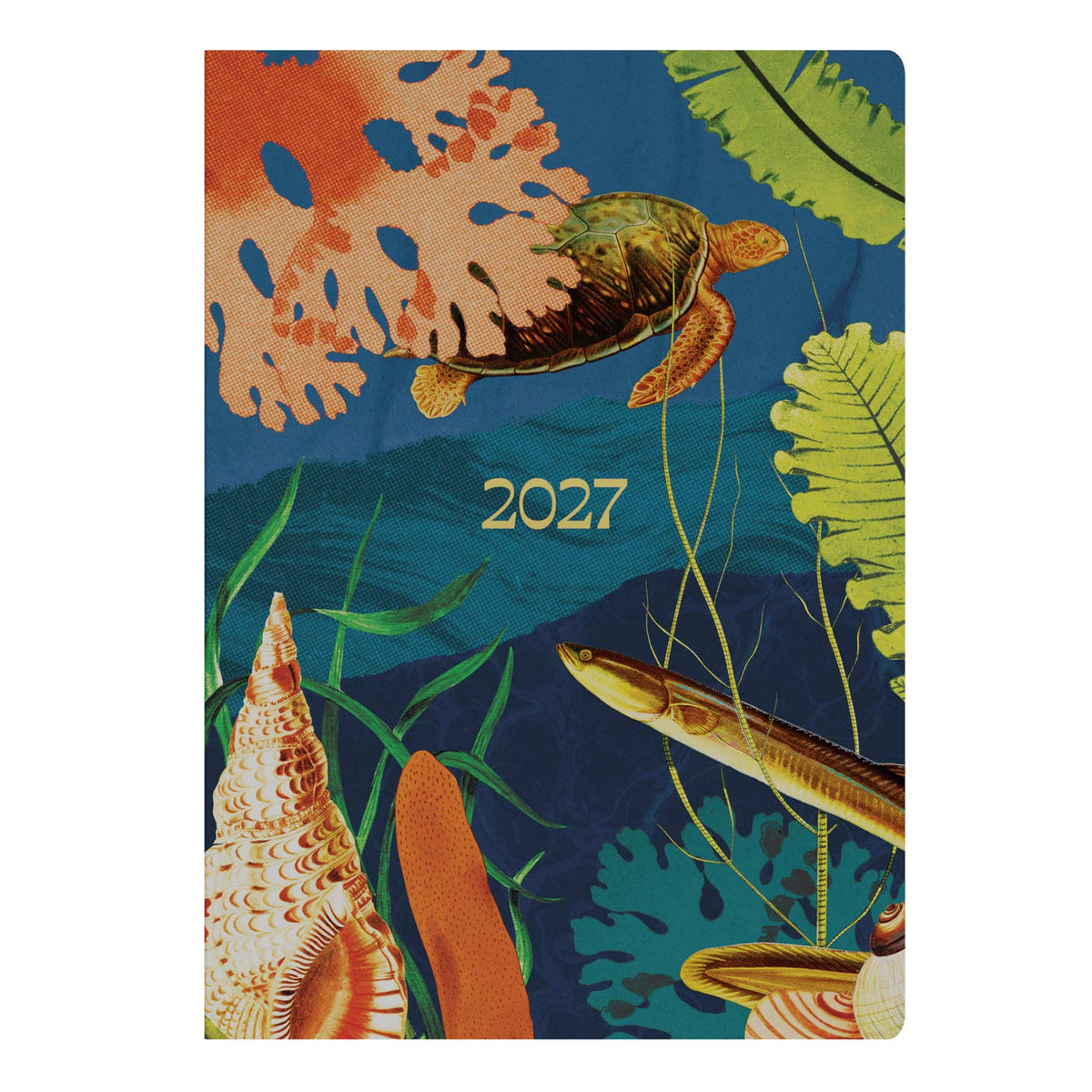 DIARY 2027 COLLINS MODERN ORGANIC A5 E-MO153M.TUR WTV RCYL TURTLE