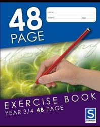 EXERCISE BOOK GNS YEAR 3/4 48PG 9X7
