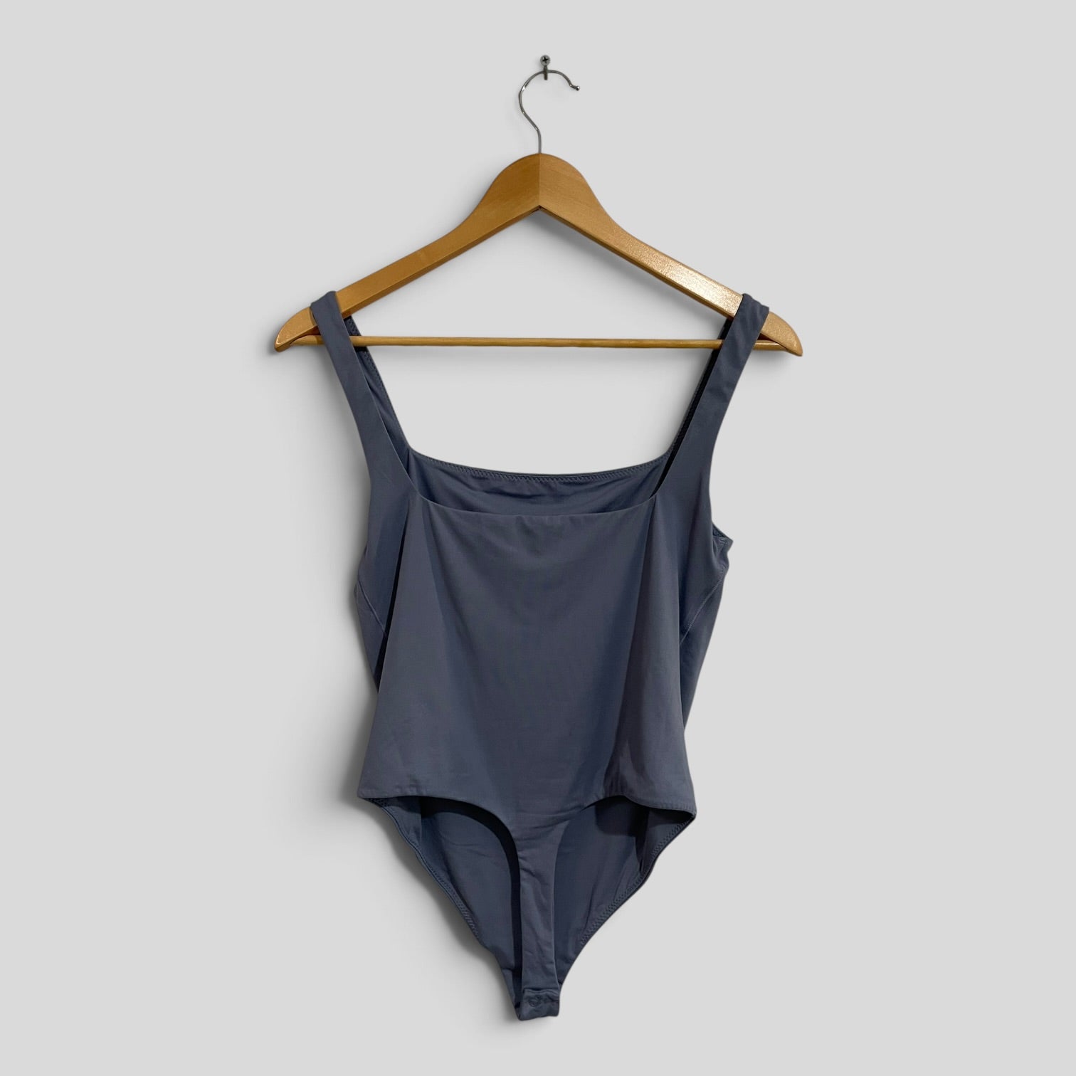Image of (14) Anko | Blue Narrow Strap Bodysuit