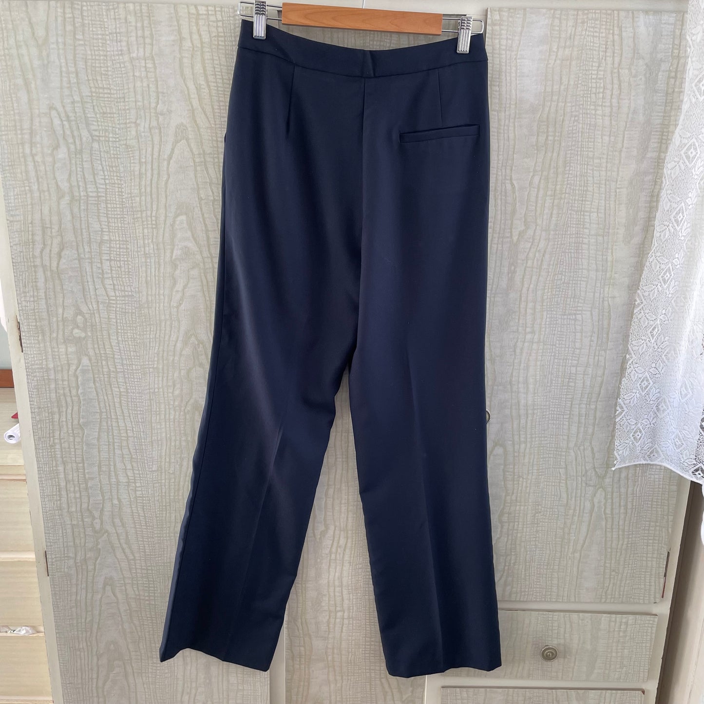 (8) Navy Slacks Asos
