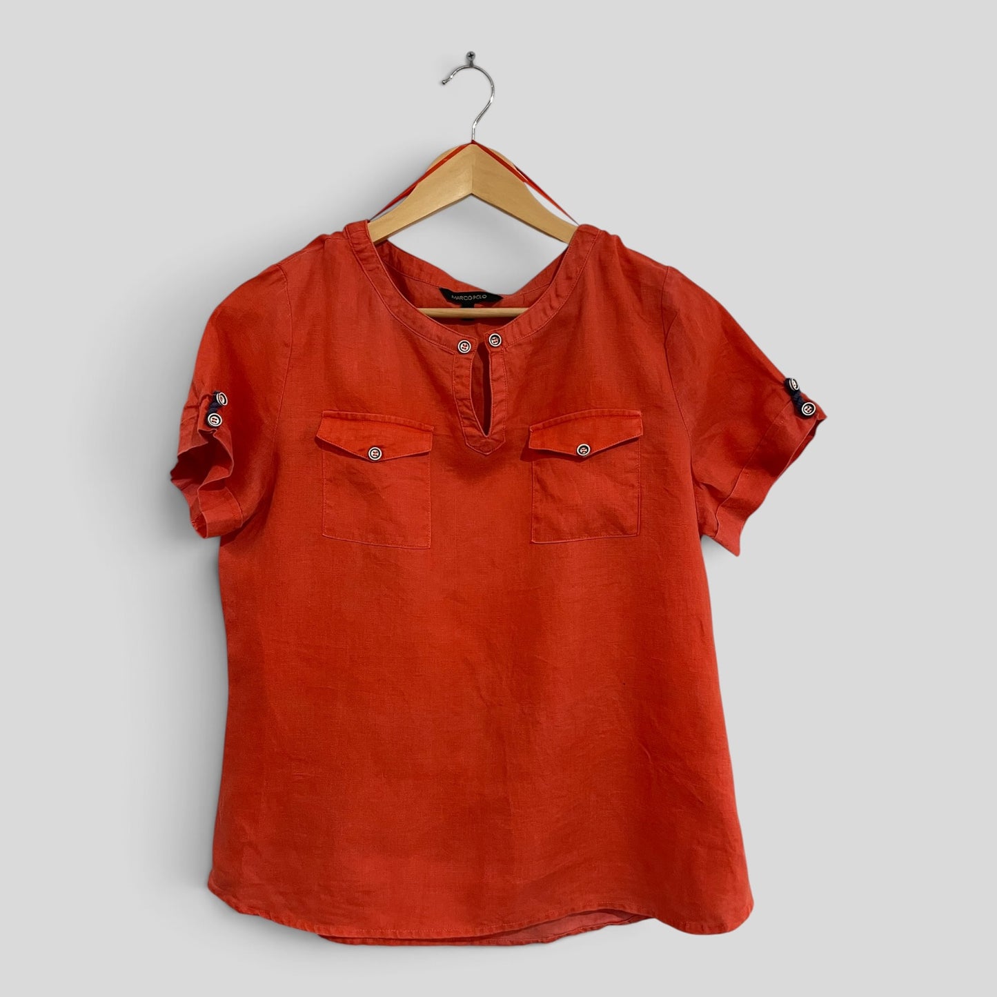 (10) Marco Polo | Orange Blouse