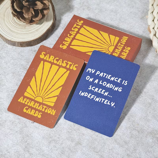 Sarcastic Affirmation Cards
