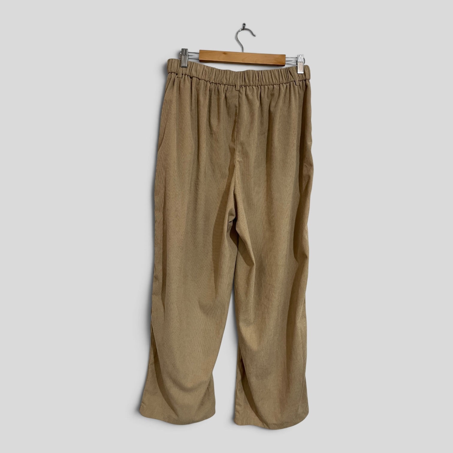 Image of (0XL) Shein | Cream Corduroy Pants