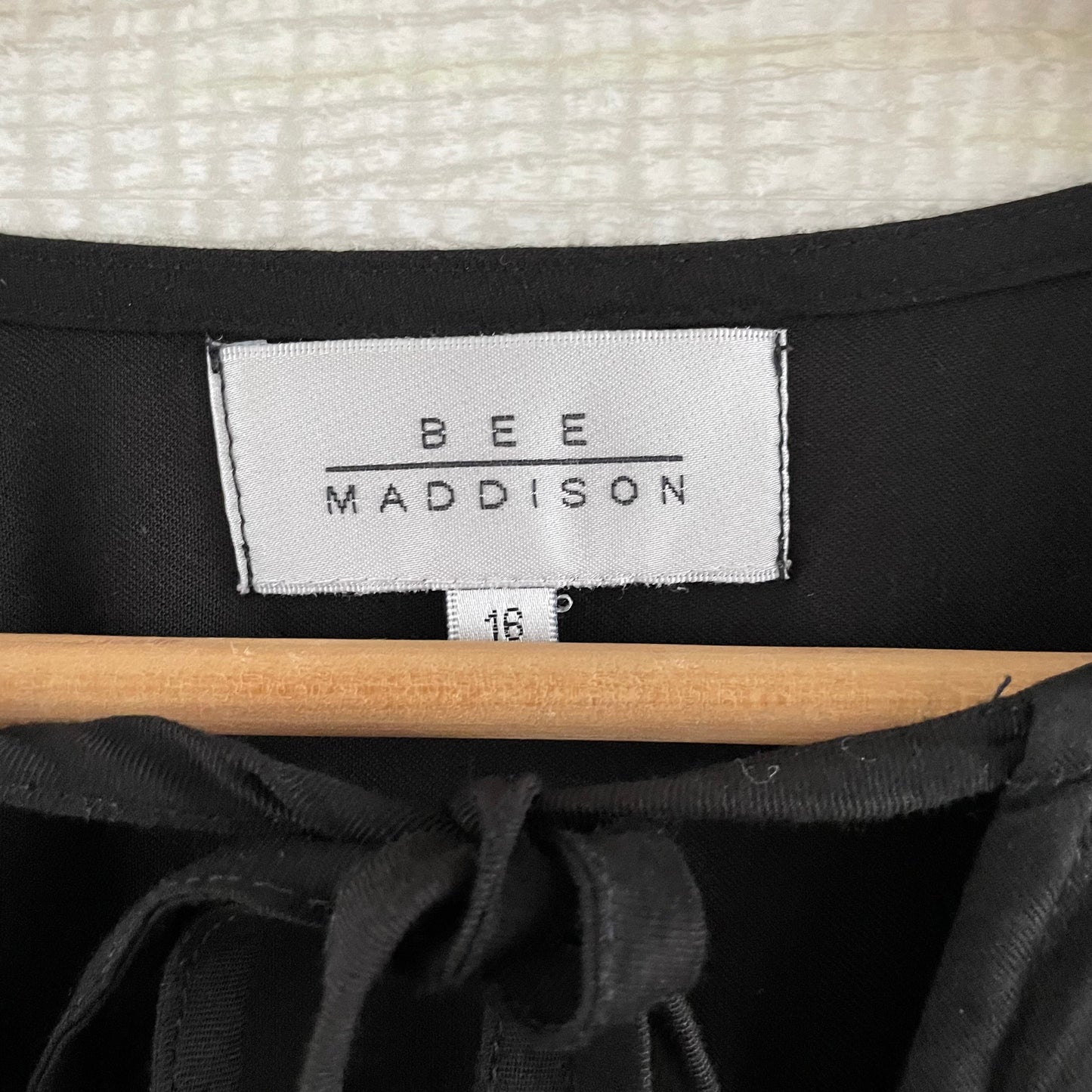 (16) Bee Maddison Black Blouse