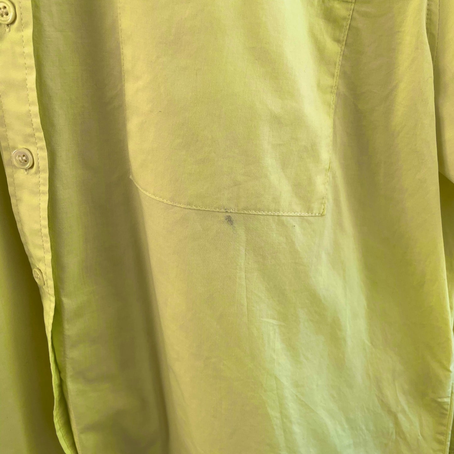 (14) Lime Green L/S Sportsgirl Blouse