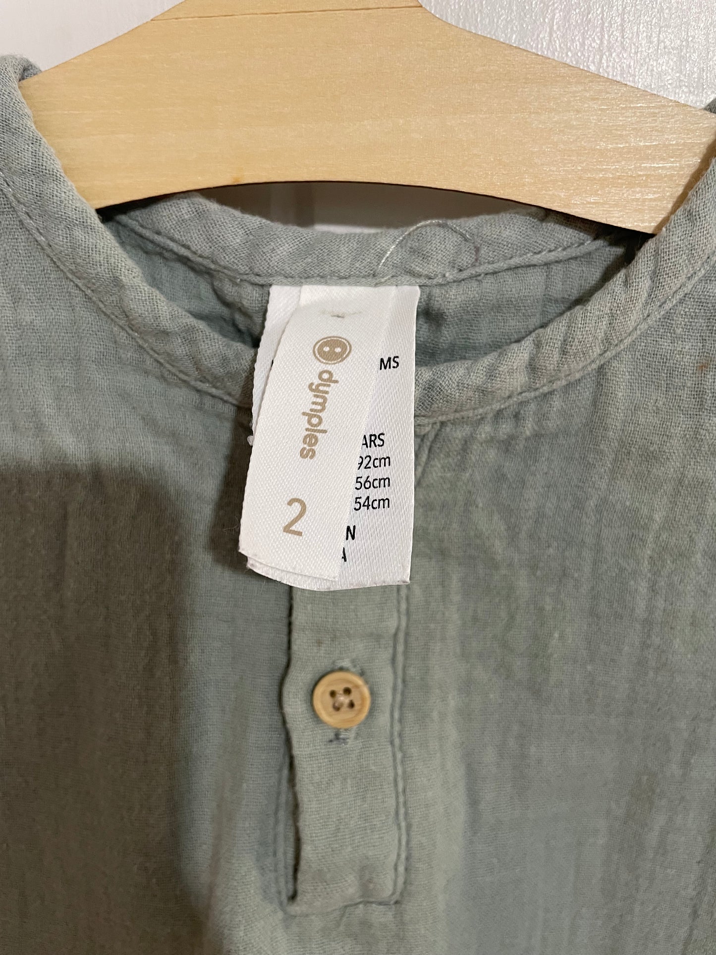 (2JNR) Dymples | Green Romper