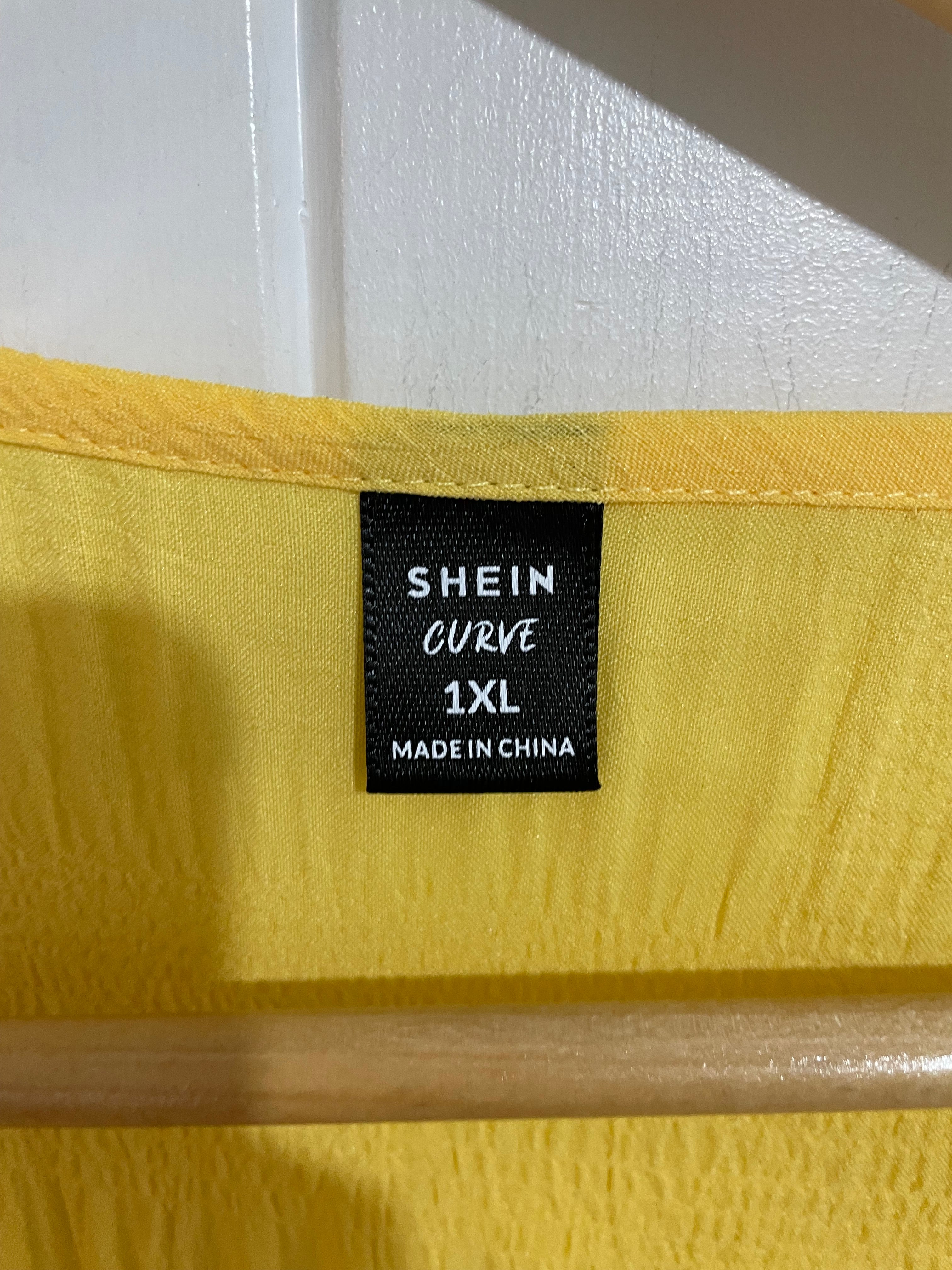 Image of (1XL) Shein Curve | Yellow Blouse