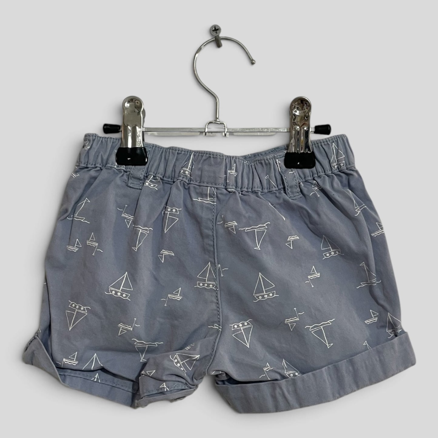 (000JNR) Anko | Blue Sail Boat Shorts