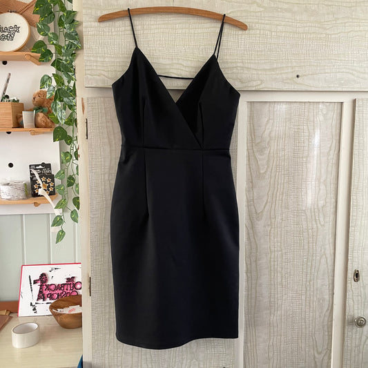 (6) Faith in love Black Fitted Dress