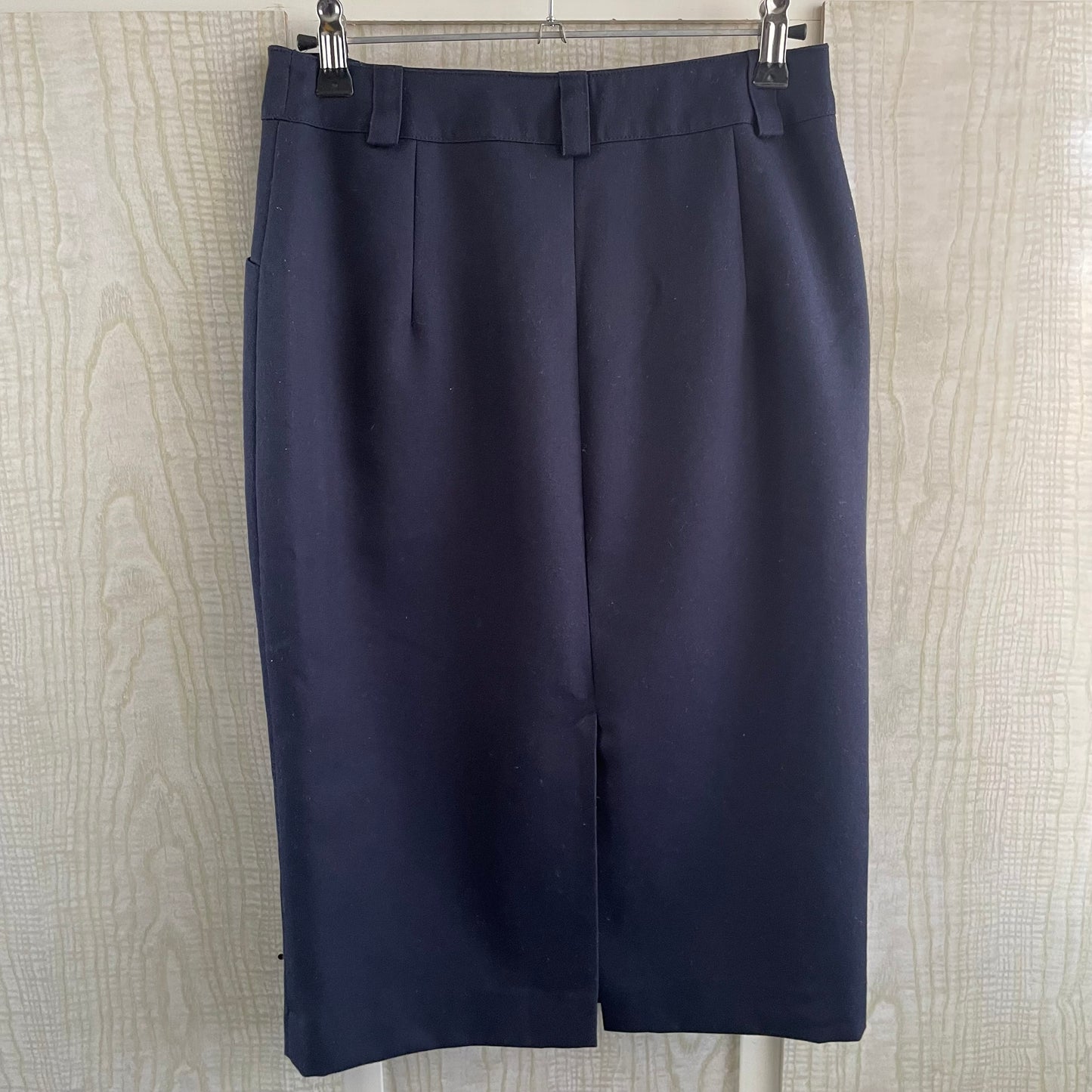 (8) Navy Corporate Pencil Skirt