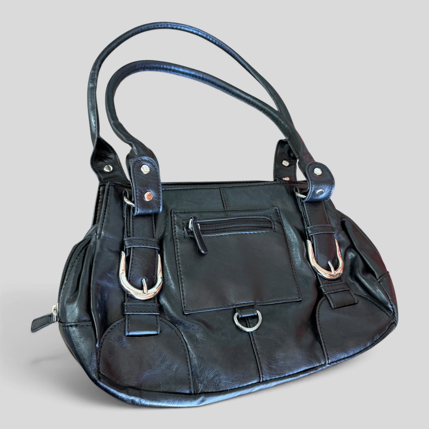 Handbag | Black Buckles