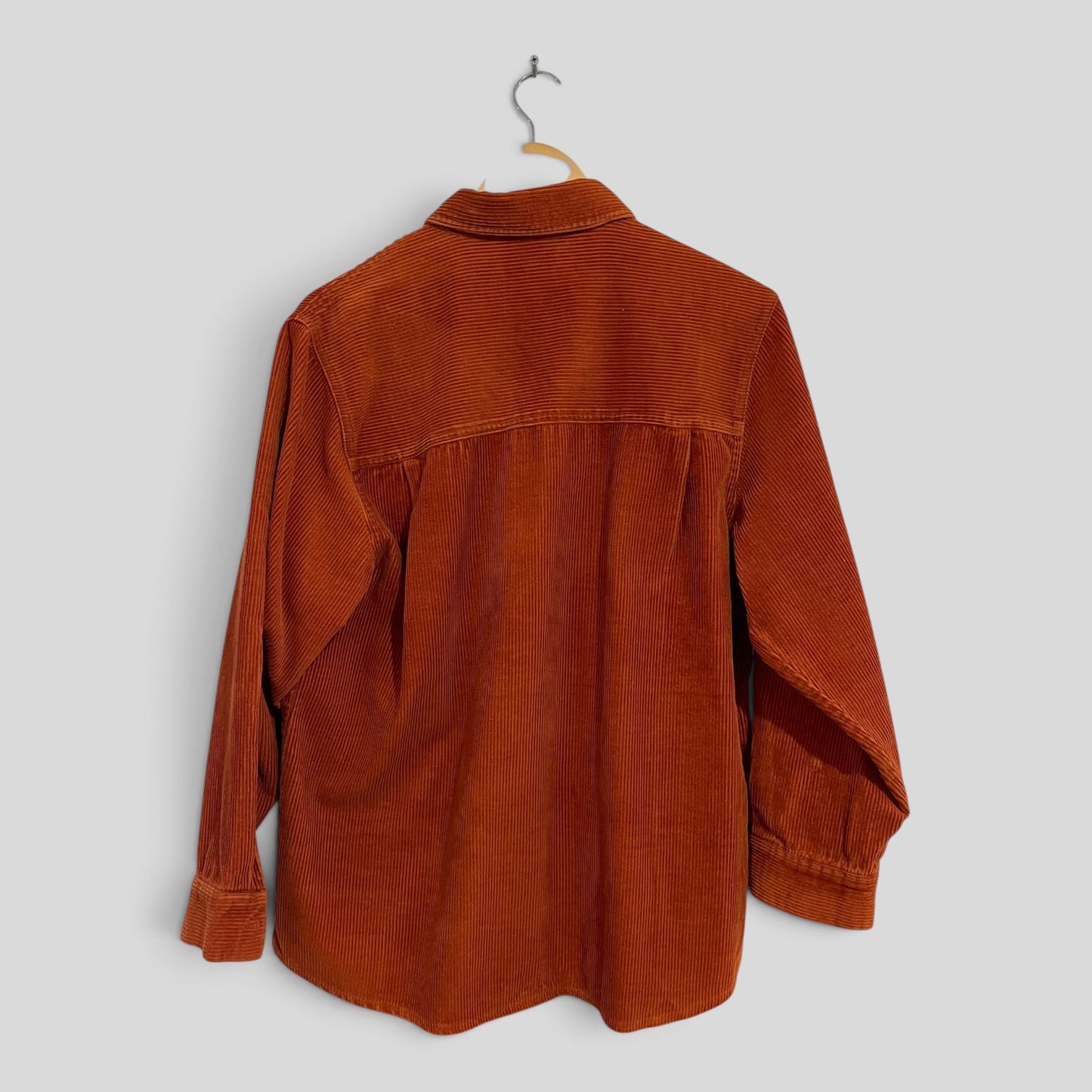 (10) Suzannegrae | Corduroy Rust LS Shirt
