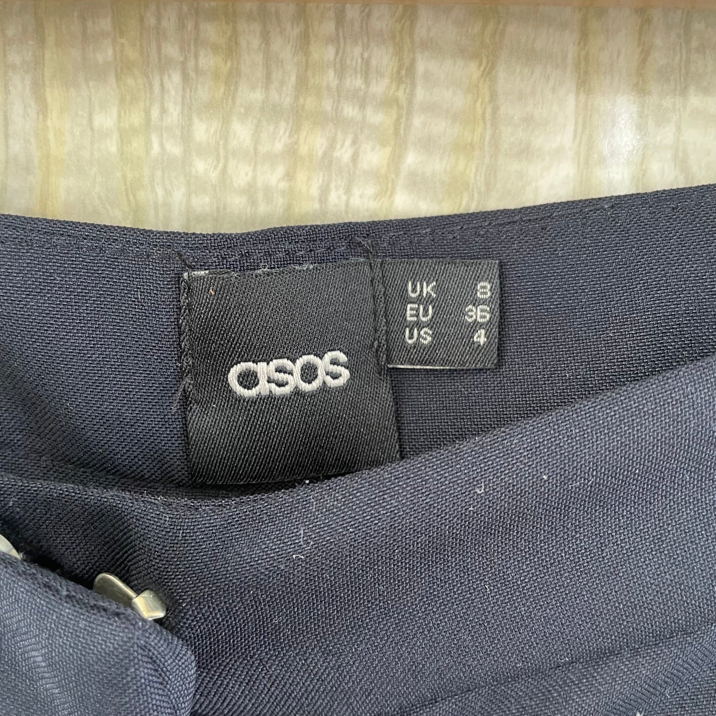 (8) Navy Slacks Asos
