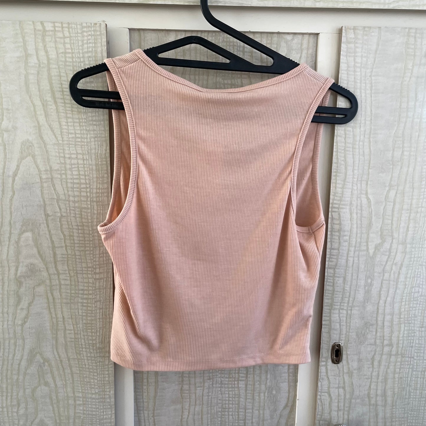 (L) BNWT Cream Crop Tank