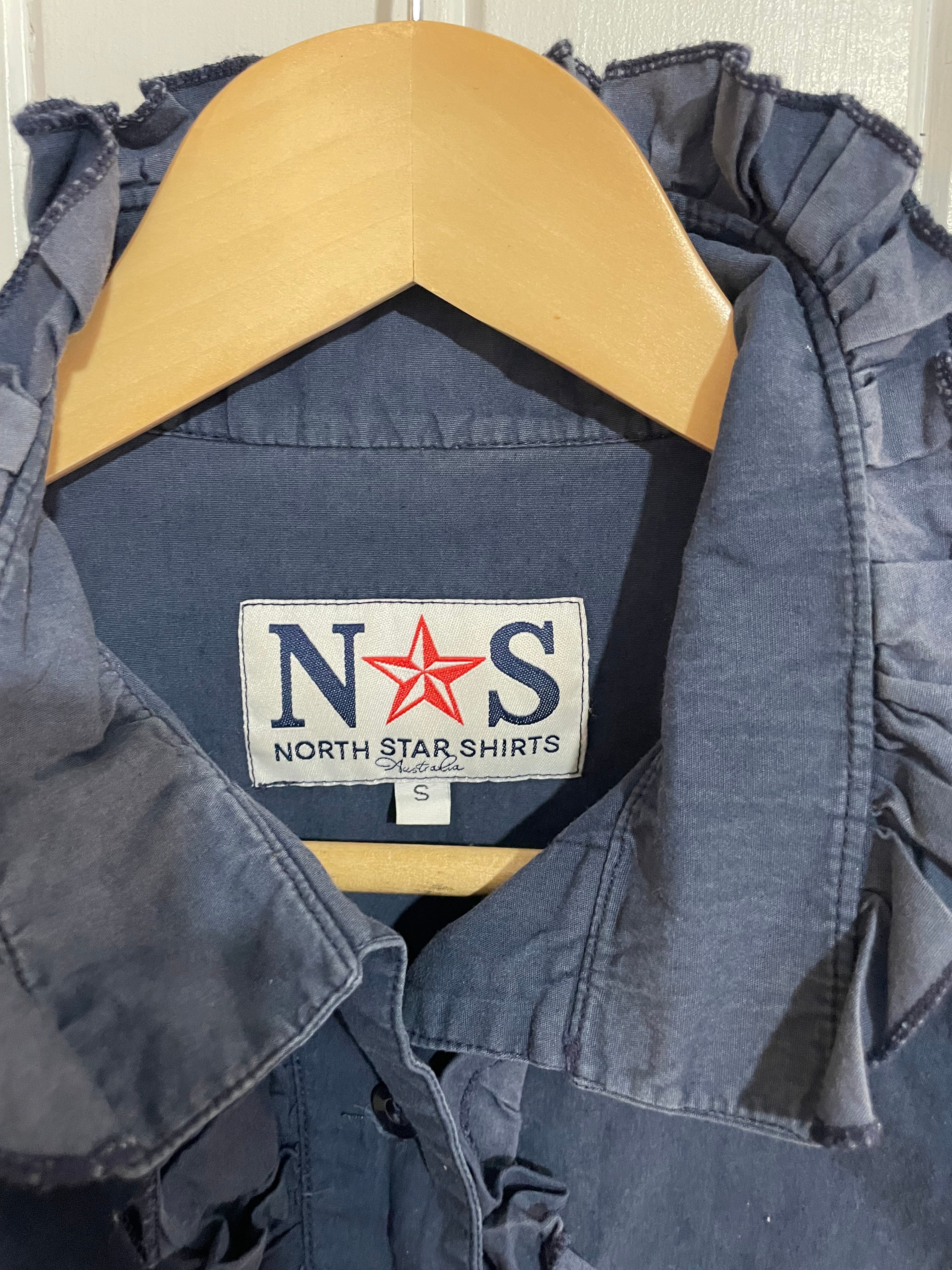 Image of (S) North Star | Navy LS Shirt