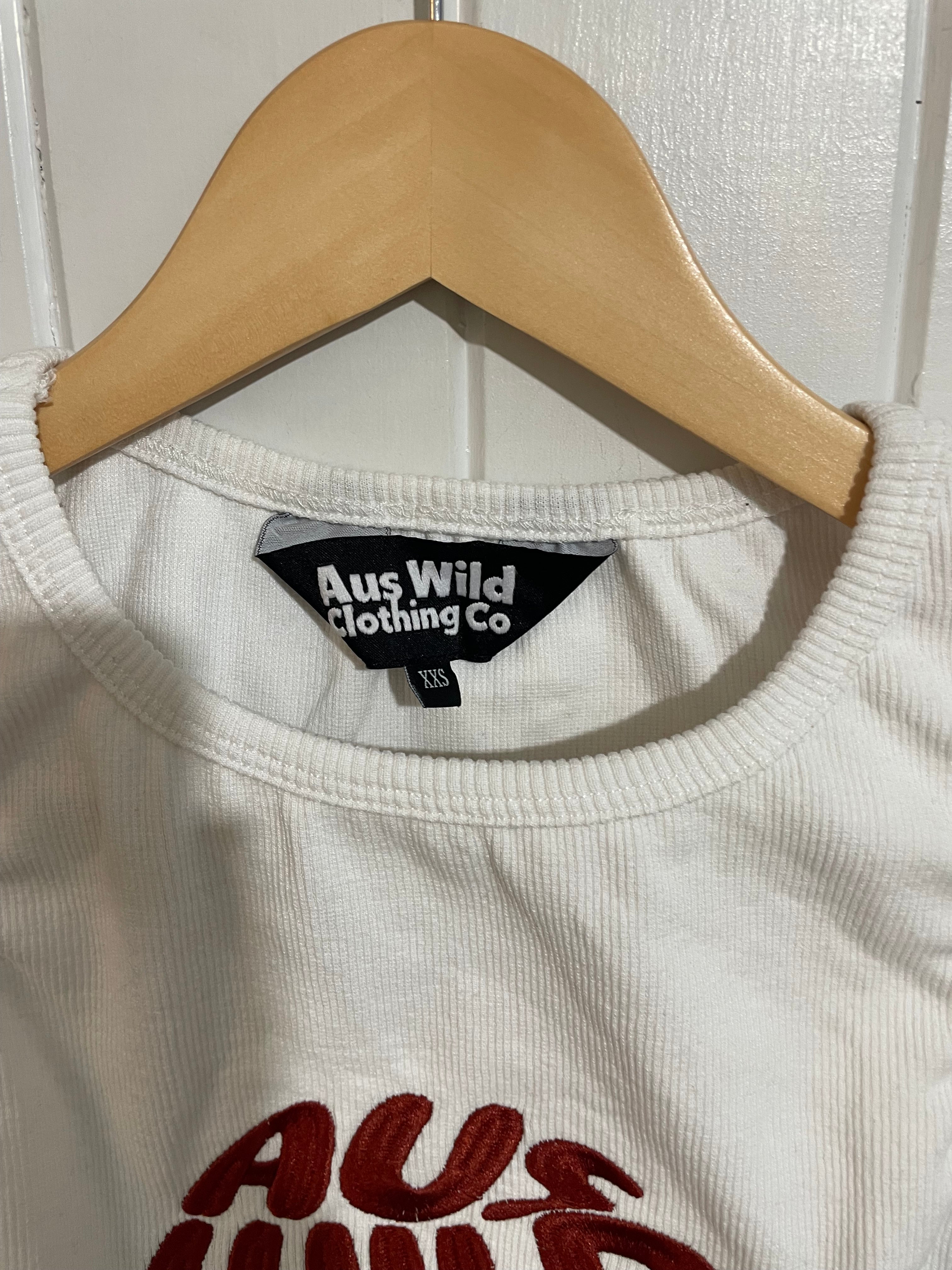 Image of (XXS) Aus Wild Clothing Co | Emroidered Crop | BNWOT