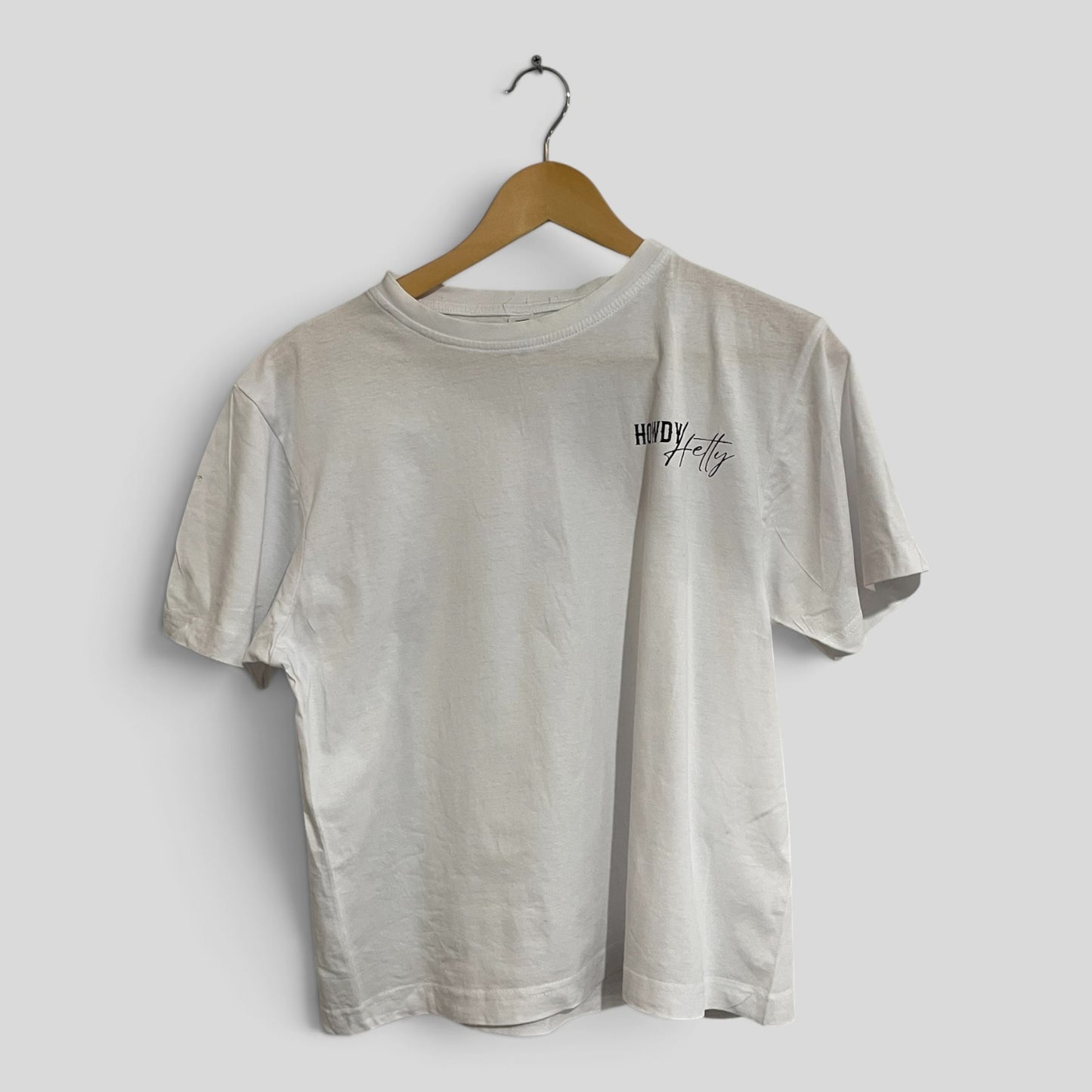 (XS) Ramo | Howdy Hetty White Tee