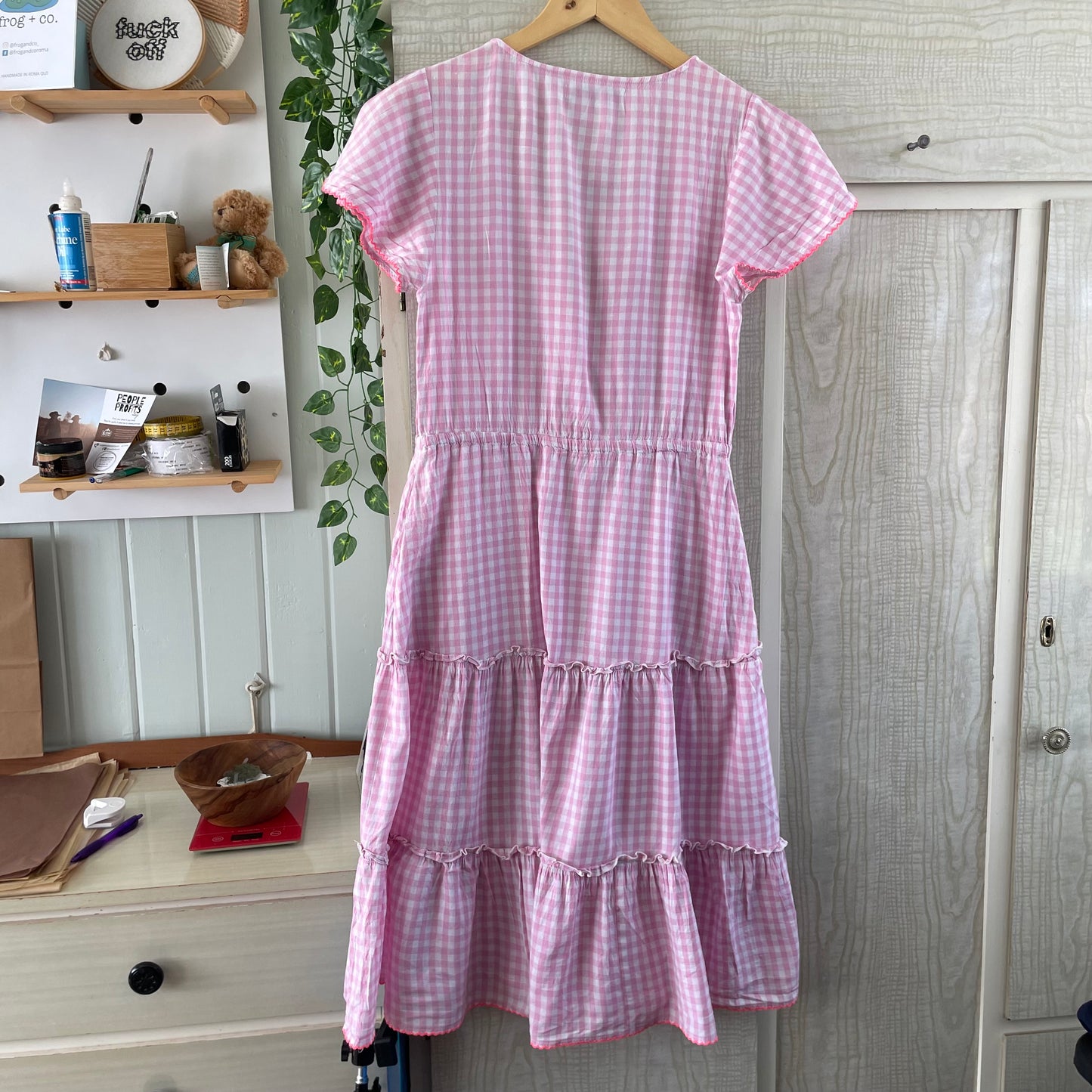 (XS/S) Haven Pink Gingham