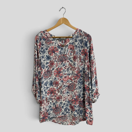 (20) Katies | Floral Paisley Blouse