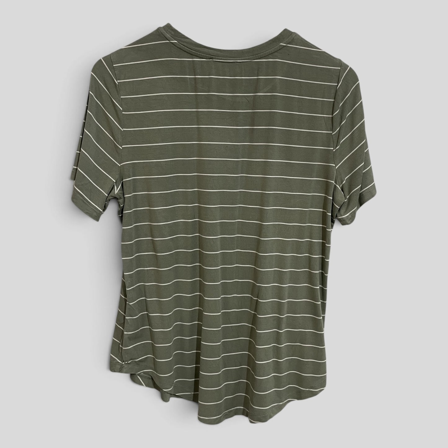 (S) Piper | Green Striped Tee