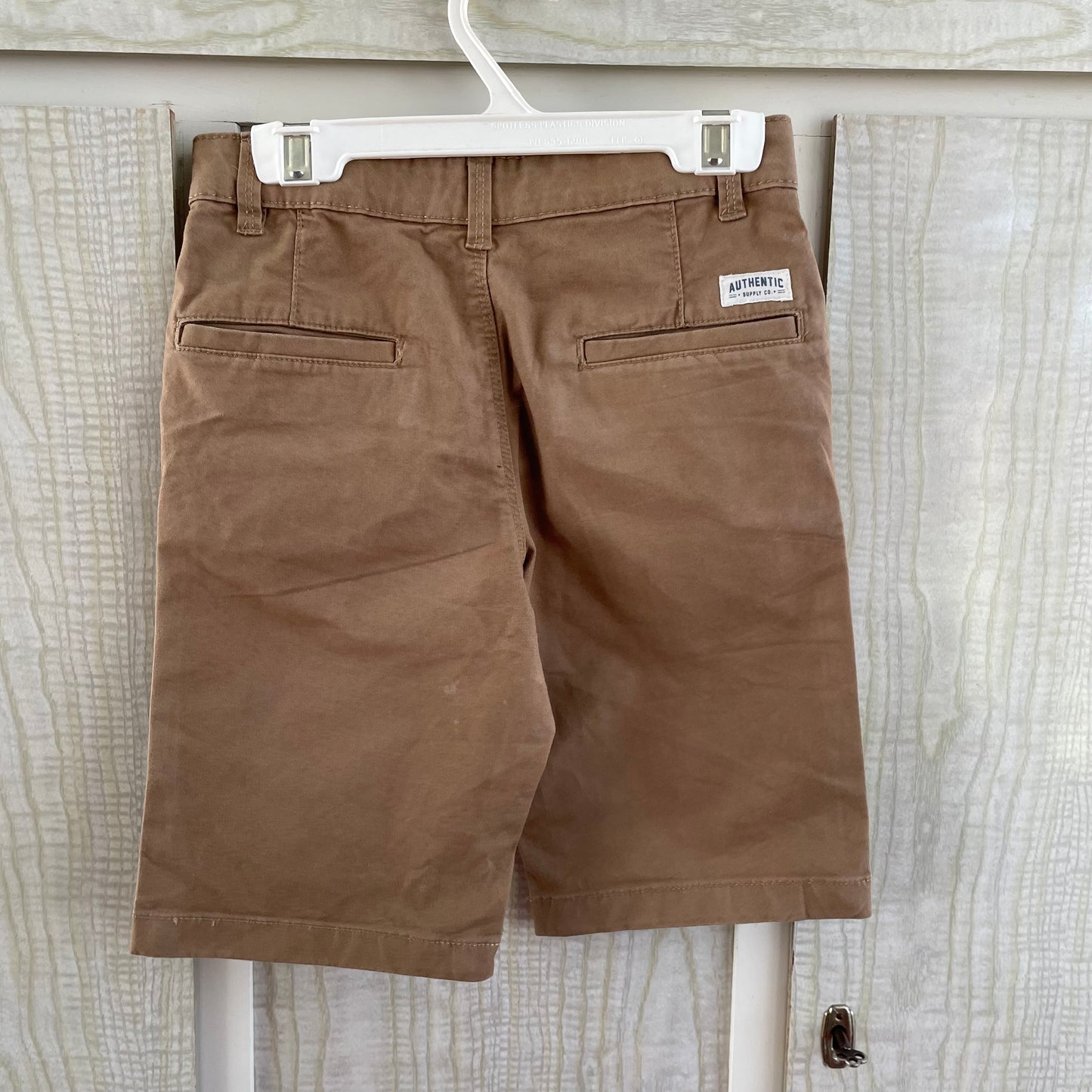 (7 kids) Tan Cotton Drill Shorts