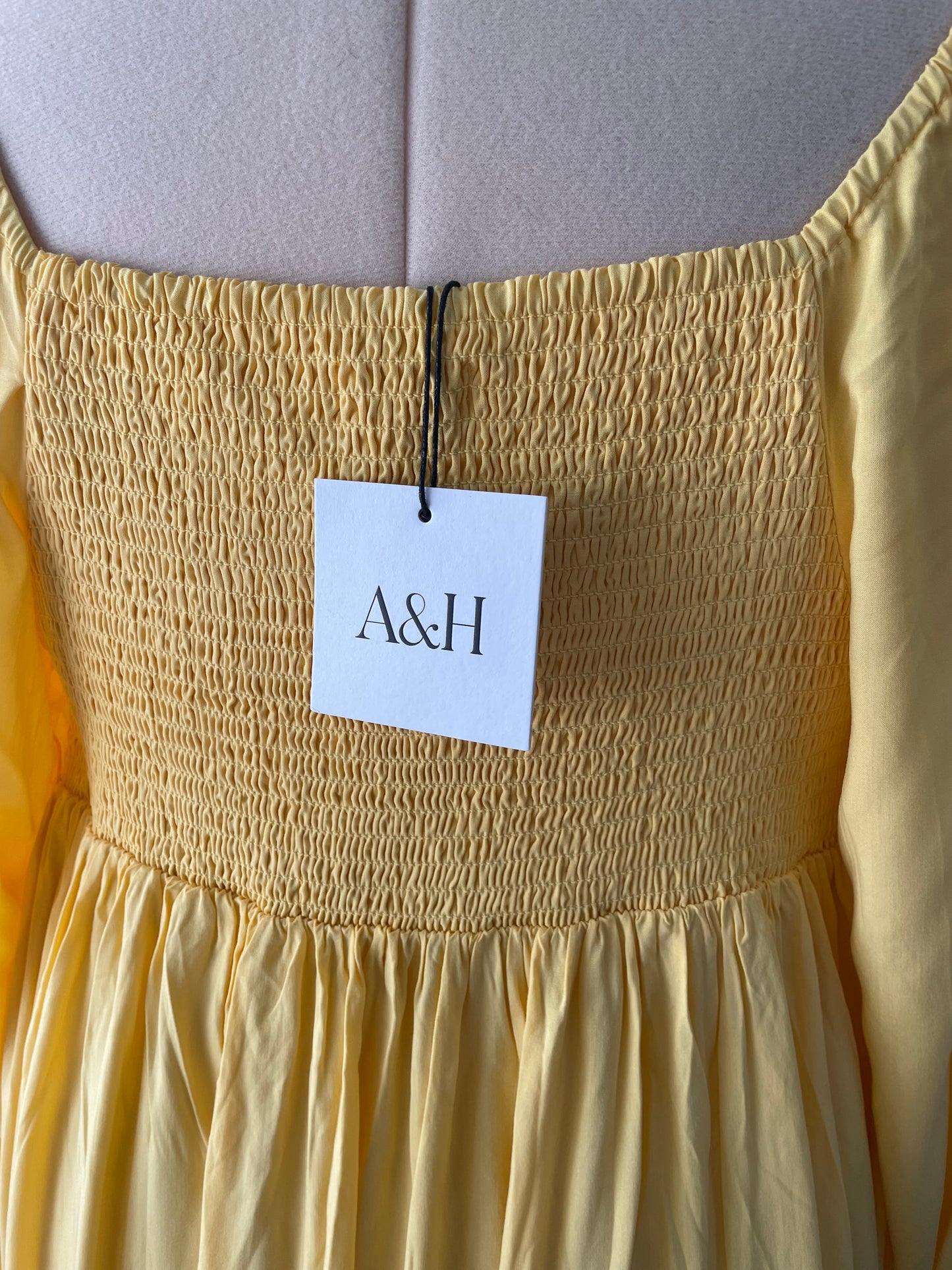 (16) BNWT Abby Dress Maternity Yellow