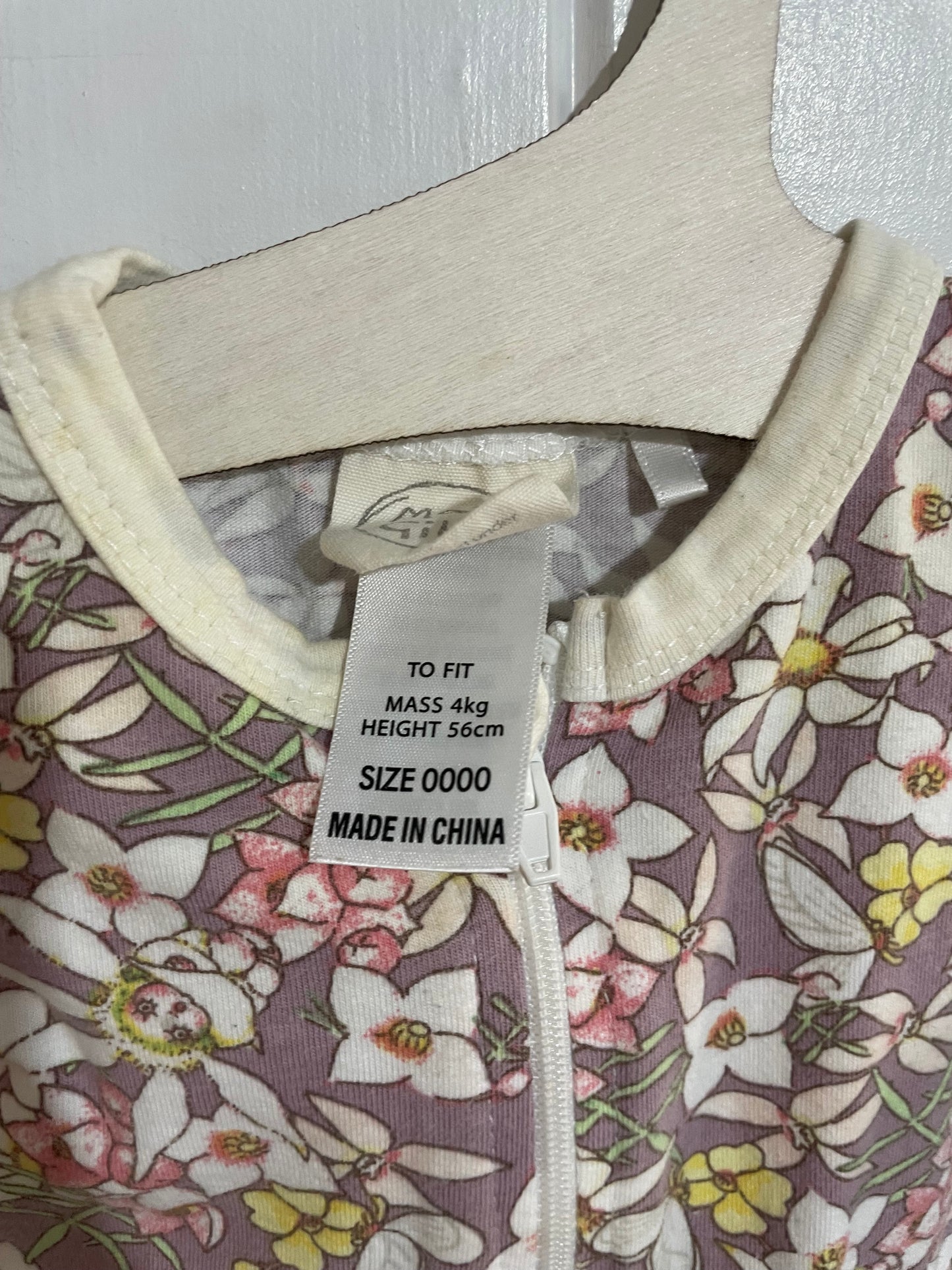 (0000JNR) May Gibbs | Floral LS Onesie