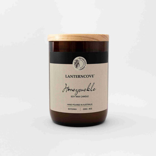 Honeysuckle | Botanicals 8oz Soy Wax Candle | Lanterncove