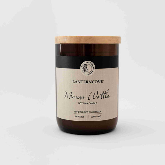 Mimosa Wattle | Botanicals 8oz Soy Wax Candle | Lanterncove
