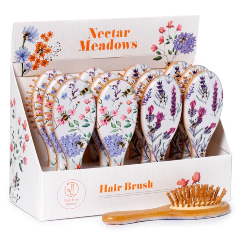 Image of Nectar Meadows Bamboo Hair Brush