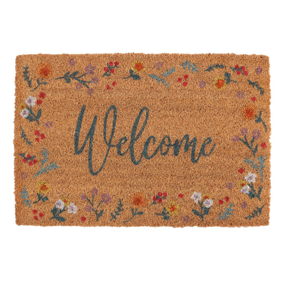 Botanical Welcome Doormat 40cm x 60cm