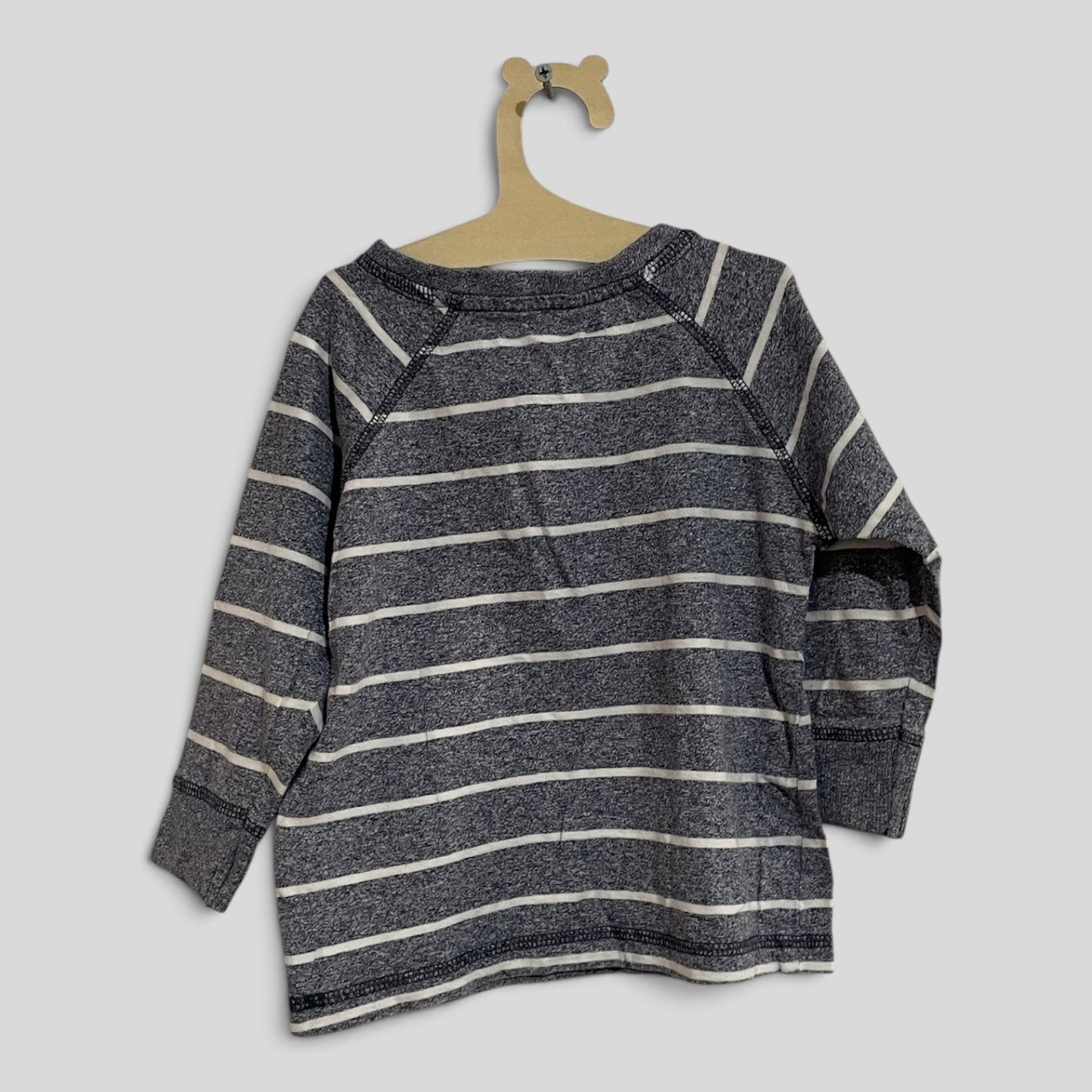 (1JNR) Striped LS Shirt