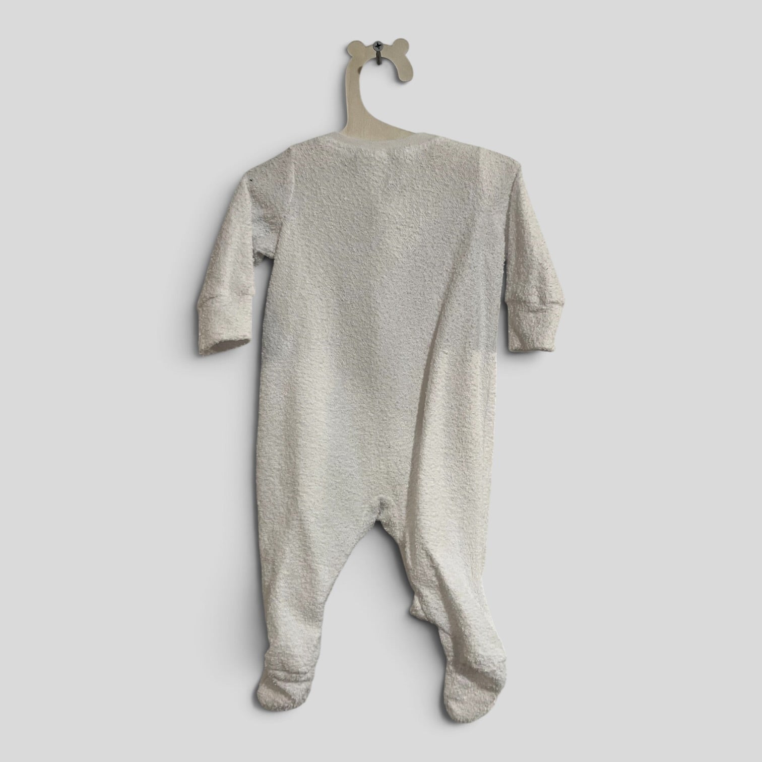 Image of (0000JNR) Traget | White Towelling LS Onesie
