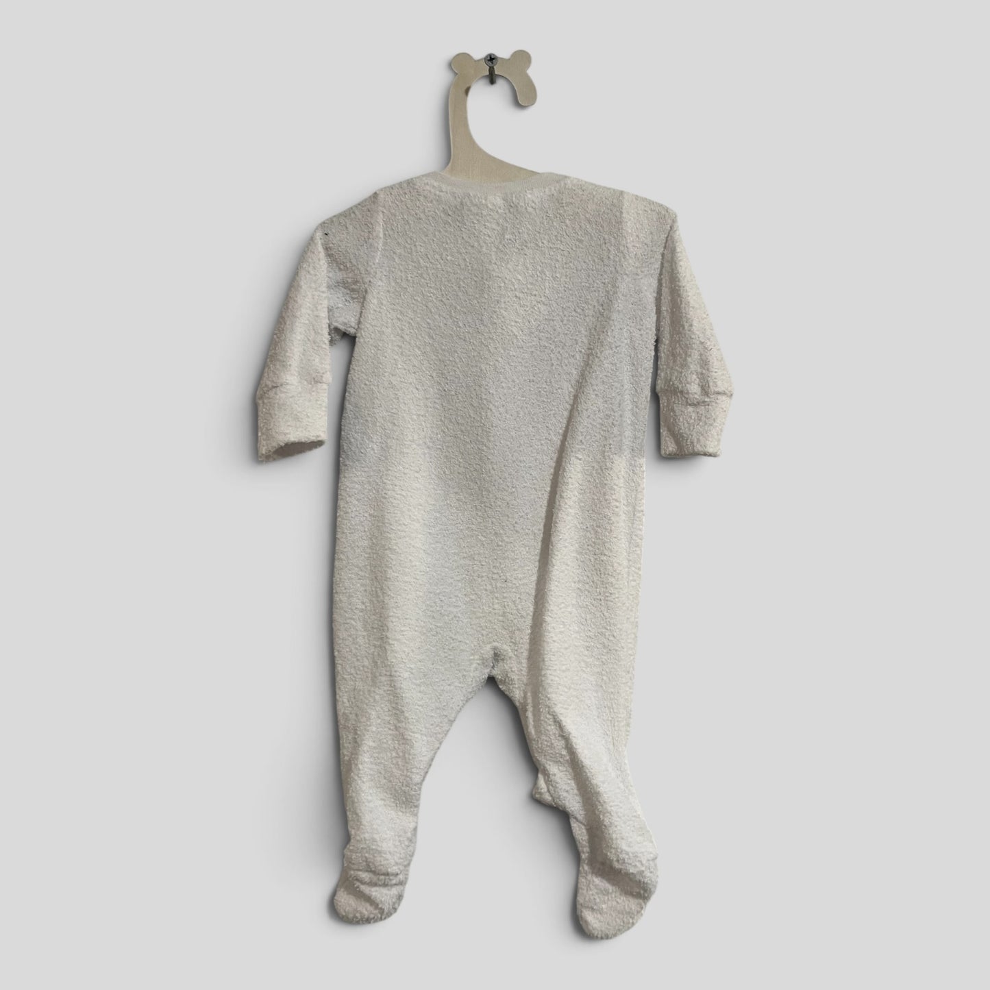 (0000JNR) Traget | White Towelling LS Onesie
