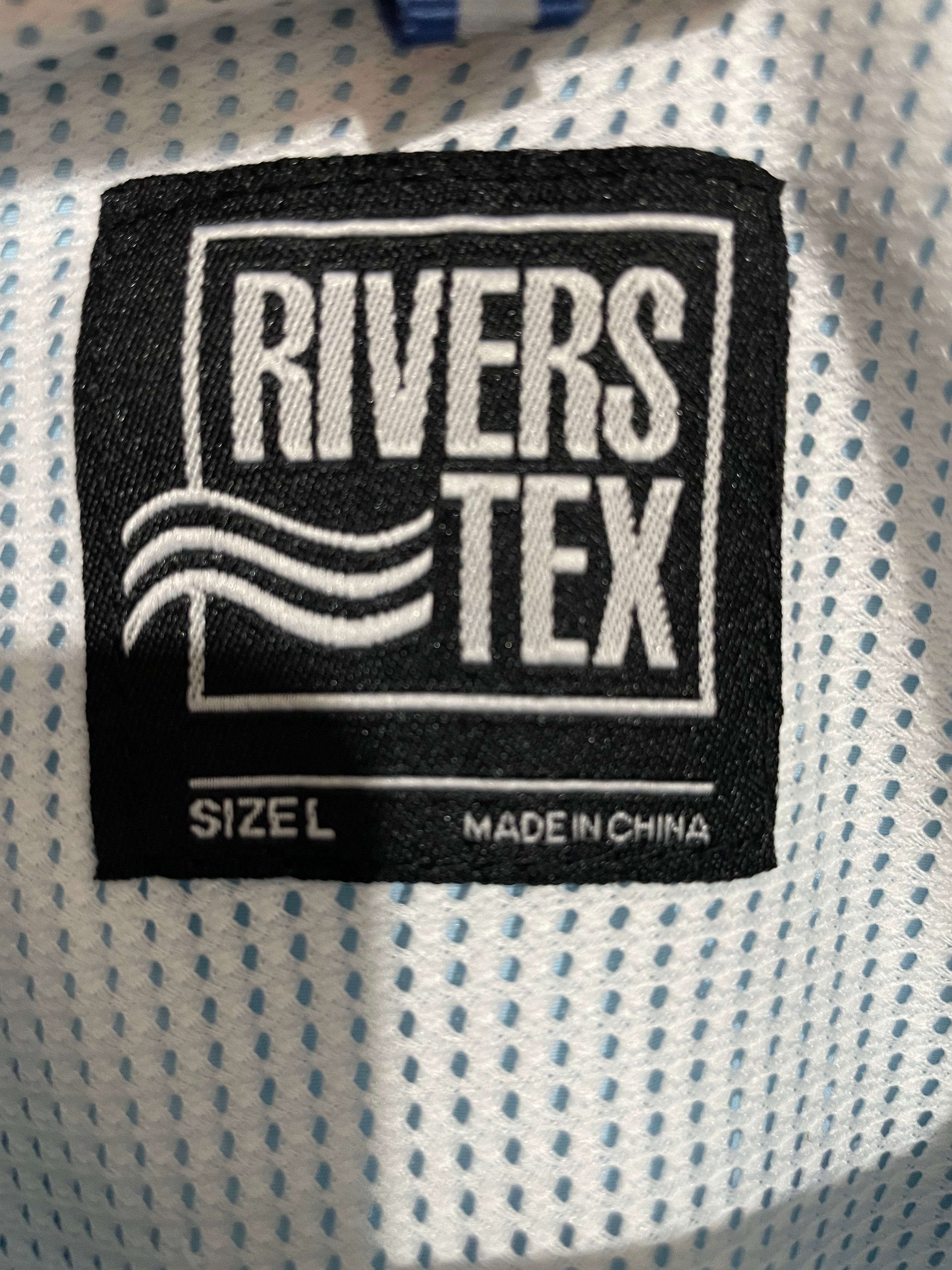 Image of (L) Rivers Tex | LS Blue Shirt
